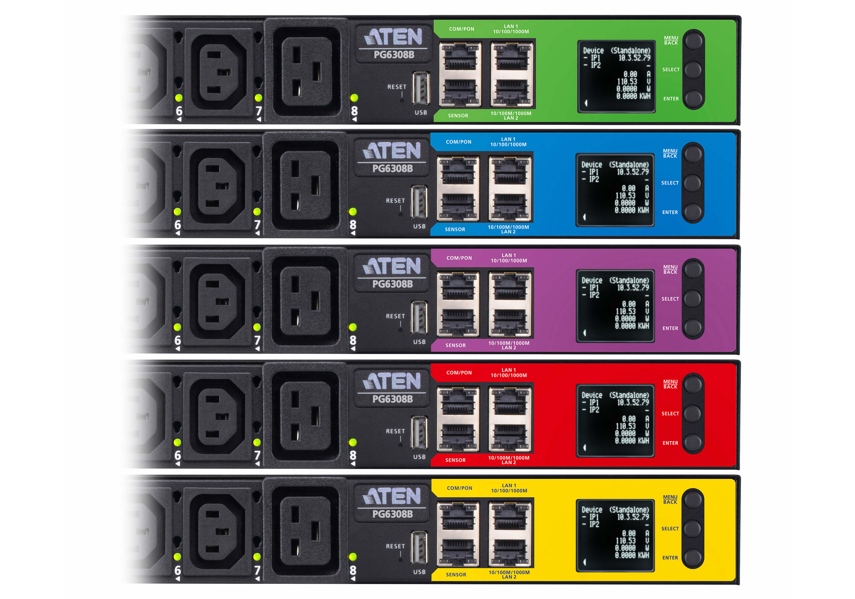 ATEN inteligentné rack PDU