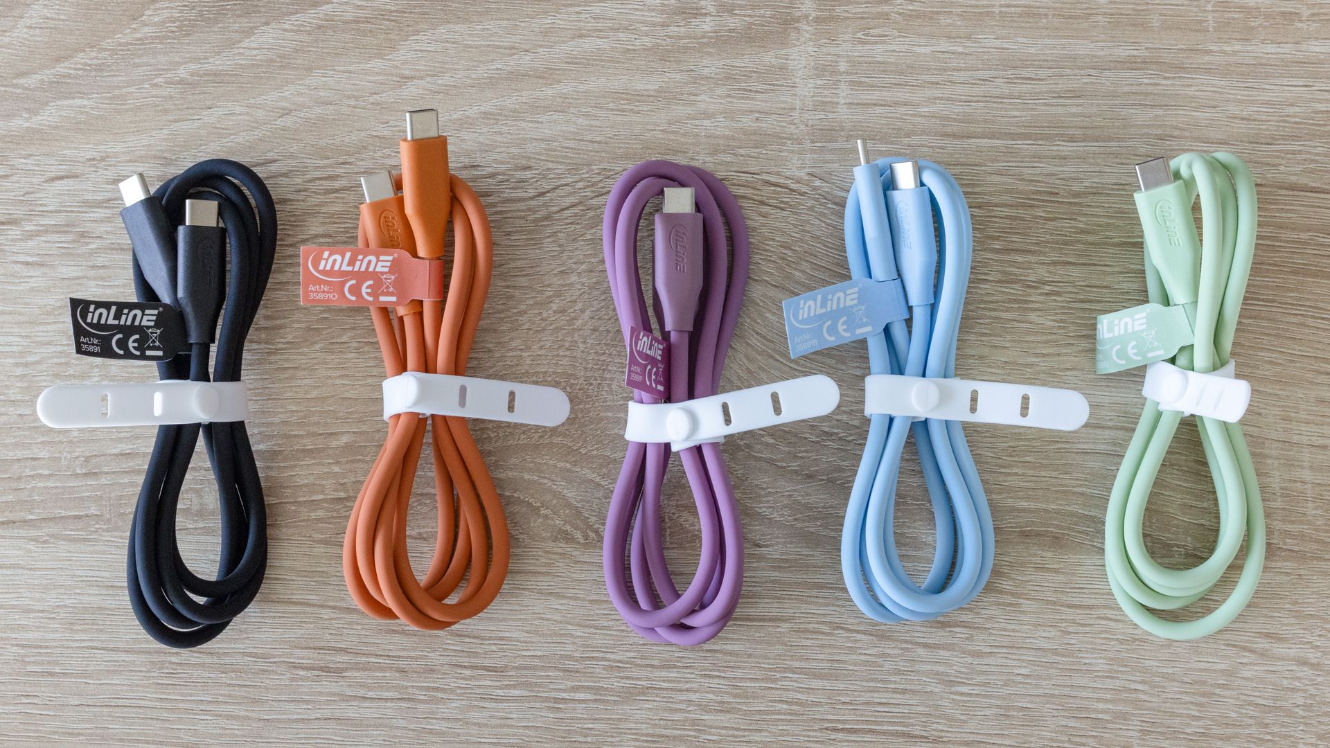 InLine Colour Your Charge – farebné USB-C káble
