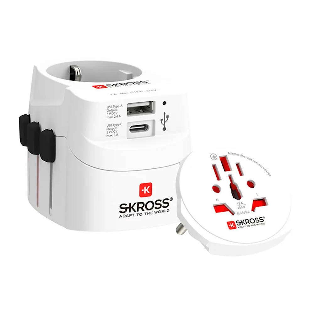 SKROSS univerzálny cestovný adaptér