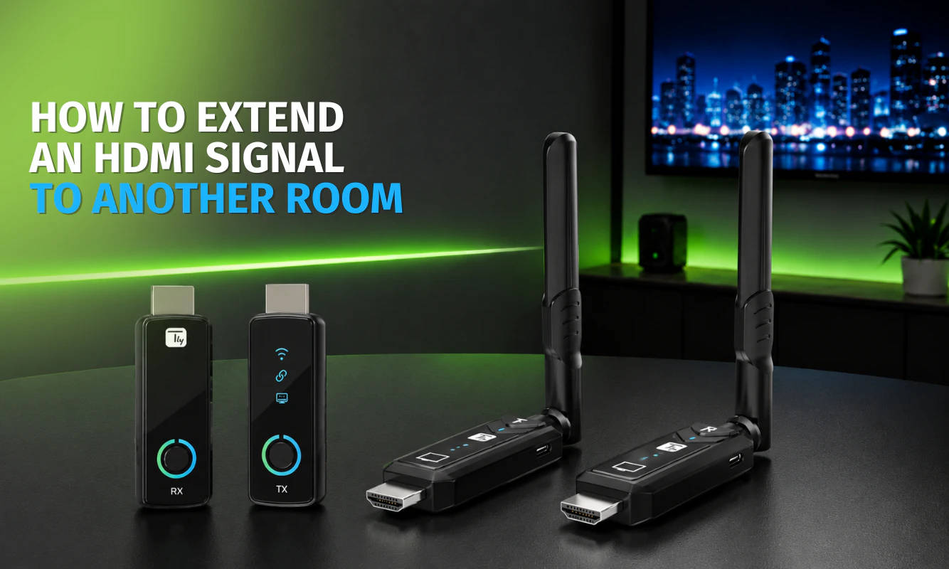 Techly bezdrôtový HDMI extender