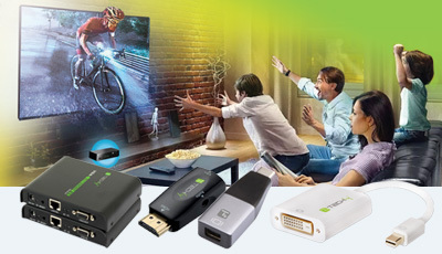 Techly audio-video extendery a konvertory