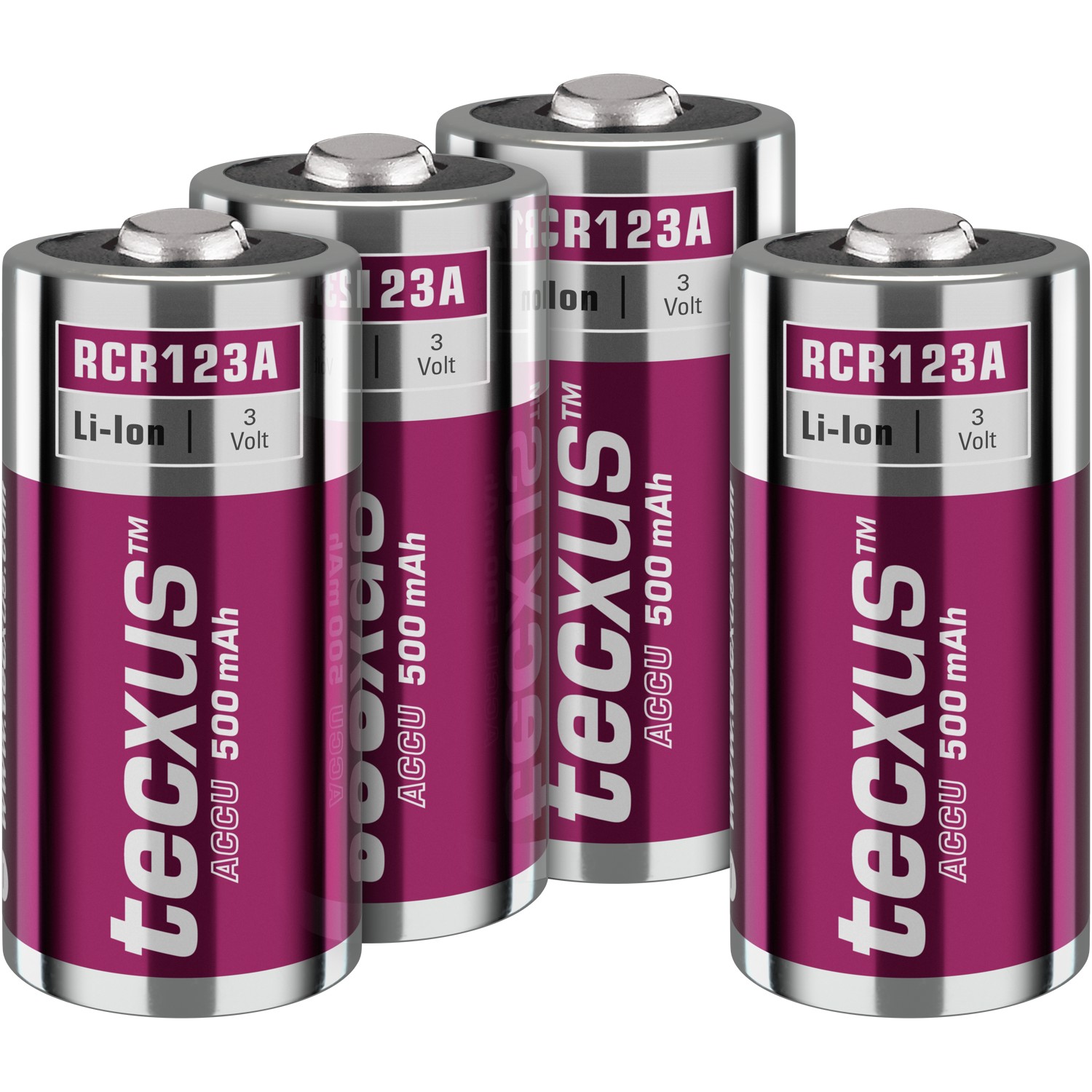 Tecxus RCR123 nabíjateľné Li-ion články