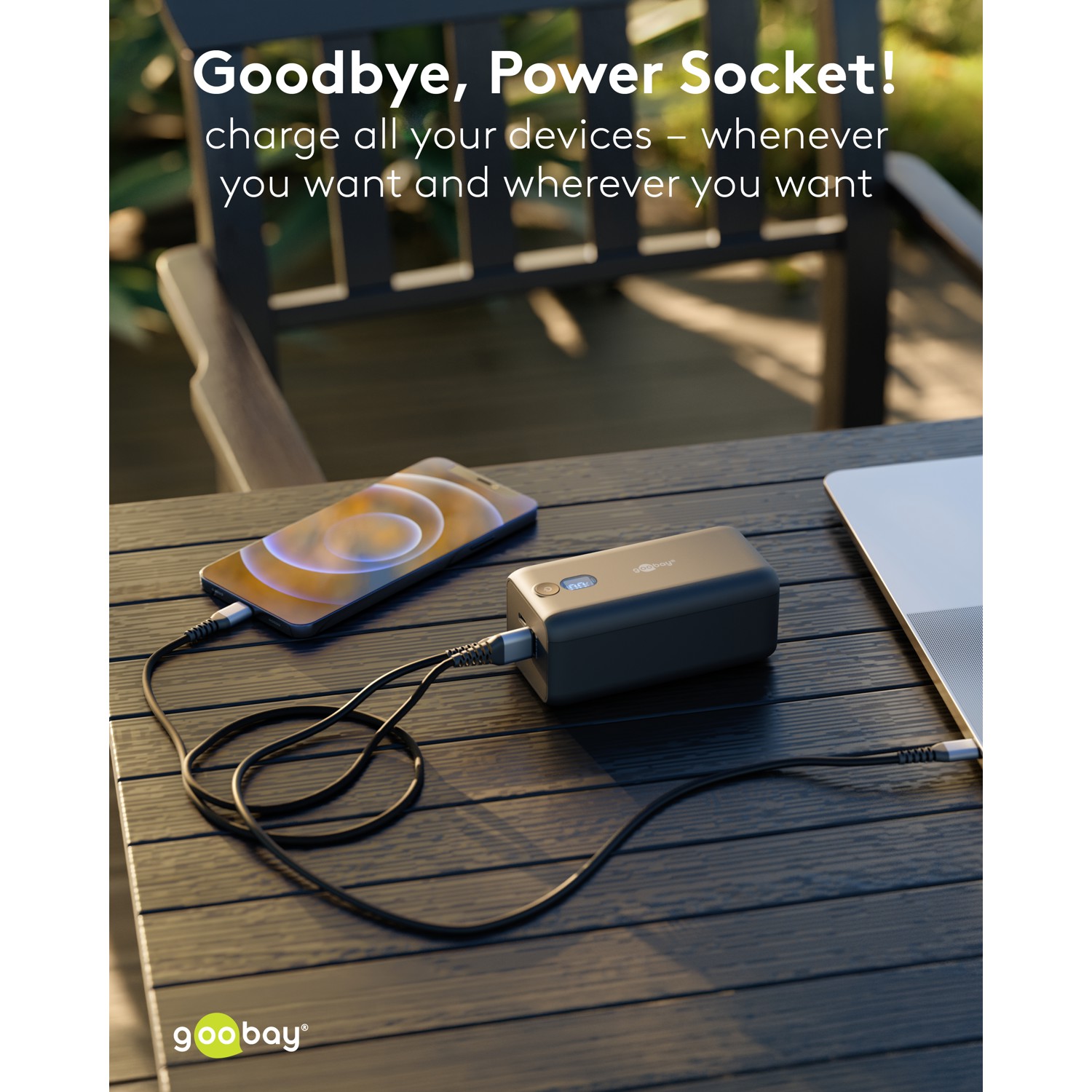 Goobay powerbank – mobilná energia pre viac zariadení